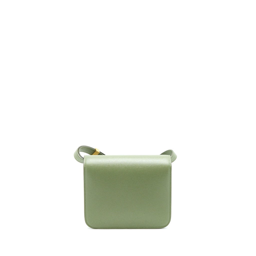 CELINE TEEN BOX CALFSKIN GREEN GHW