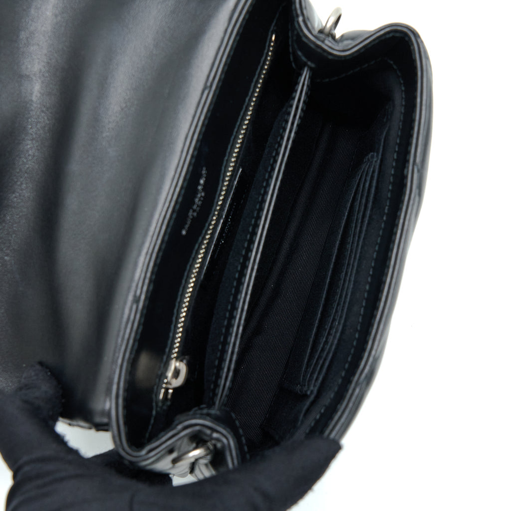 SAINT LAURENT/ YSL TOY LOU LOU BLACK SHW