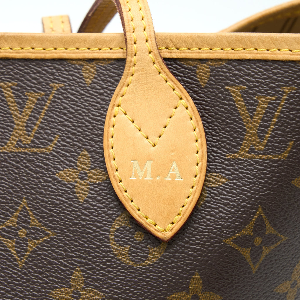 LOUIS VUITTON NEVERFULL MM MONOGRAM CANVAS GHW