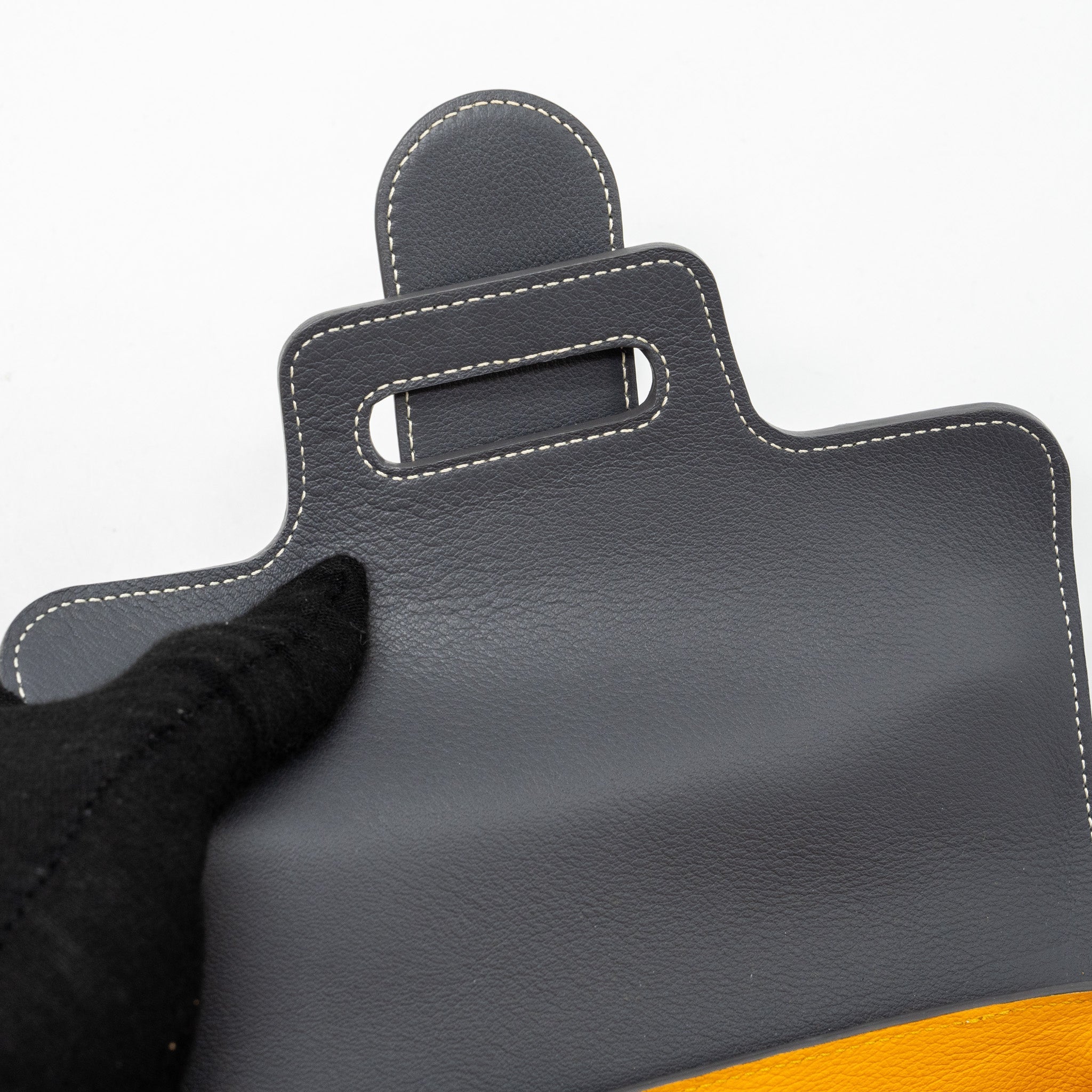 GOYARD MINI SAIGON BAG GOYARDINE CANVAS GREY SHW