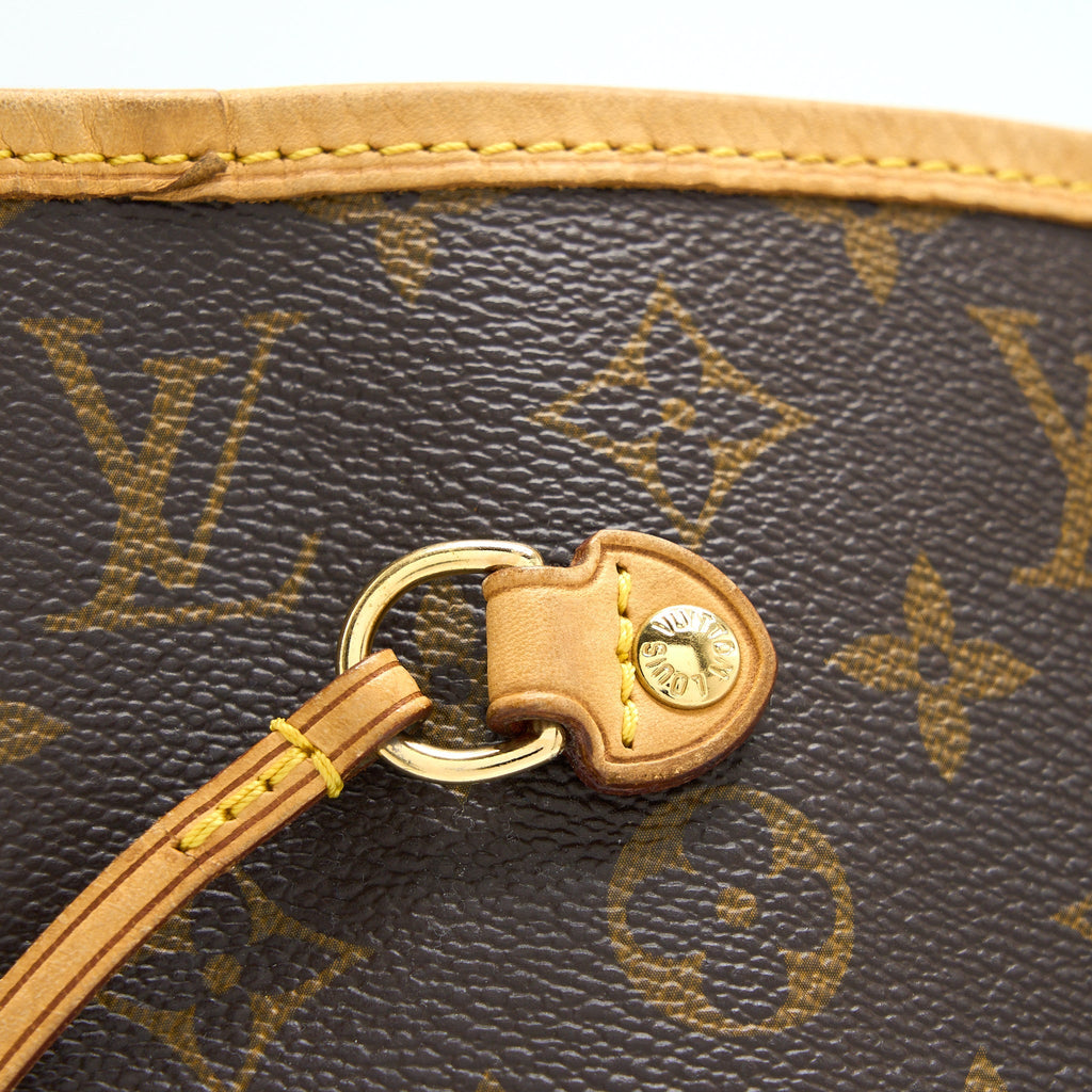 LOUIS VUITTON NEVERFULL MM MONOGRAM CANVAS GHW