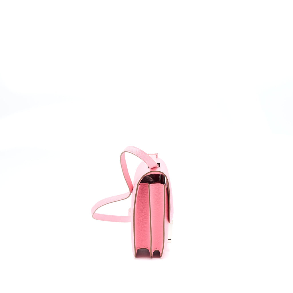 HERMES MINI CONSTANCE EPSOM 1Q ROSE CONFETTI SHW