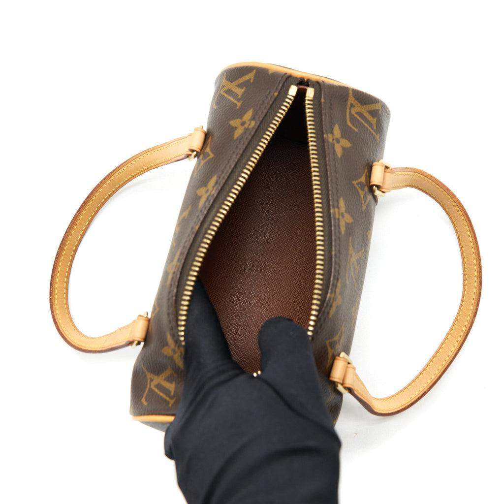 LOUIS VUITTON VINTAGE PAPILLON MINI 19 CM MONOGRAM CANVAS GHW