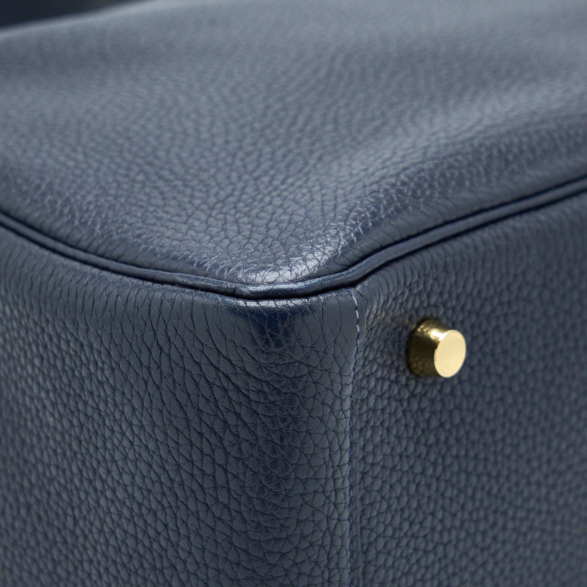 HERMES LINDY 30 CLEMENCE BLUE UNIT GHW