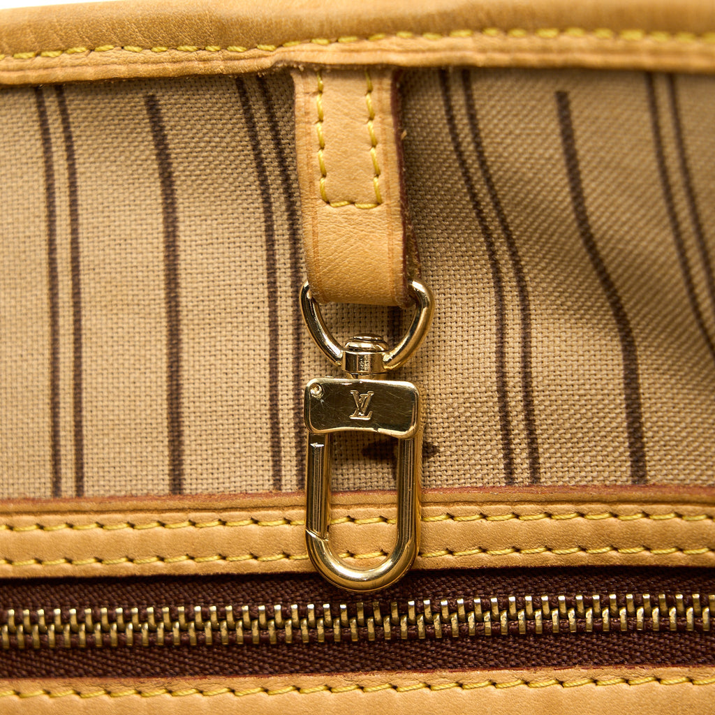 LOUIS VUITTON NEVERFULL MM MONOGRAM CANVAS GHW