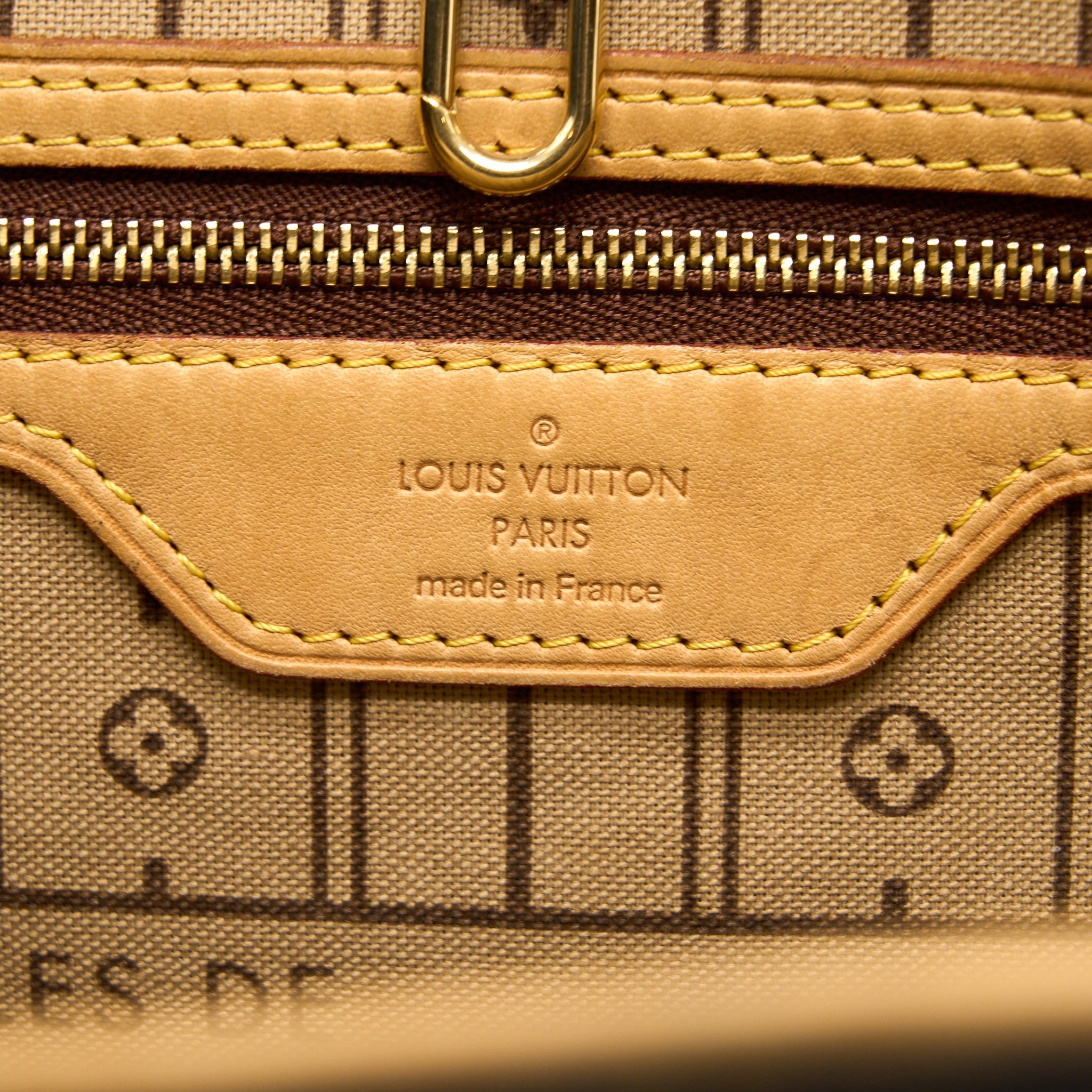 LOUIS VUITTON NEVERFULL MM MONOGRAM CANVAS GHW