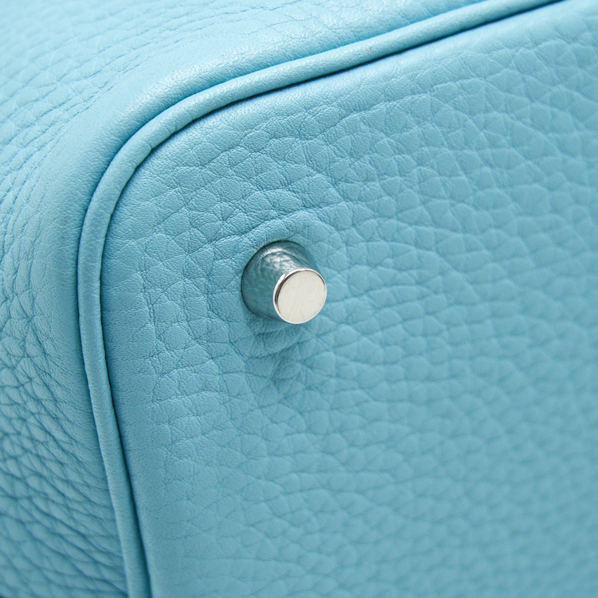 HERMES PICOTIN 22 LOCK BAG BLUE ATOLL SHW