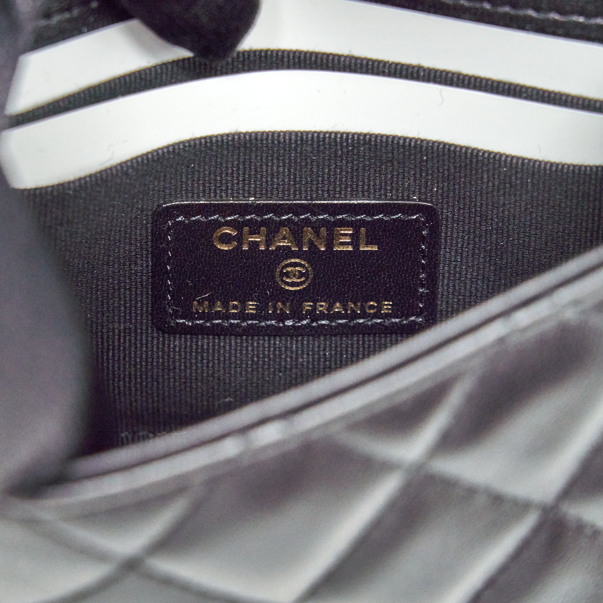 CHANEL 22P TOP HANDLE MINI FLAP BAG WITH CHAIN LAMBSKIN BLACK LGHW