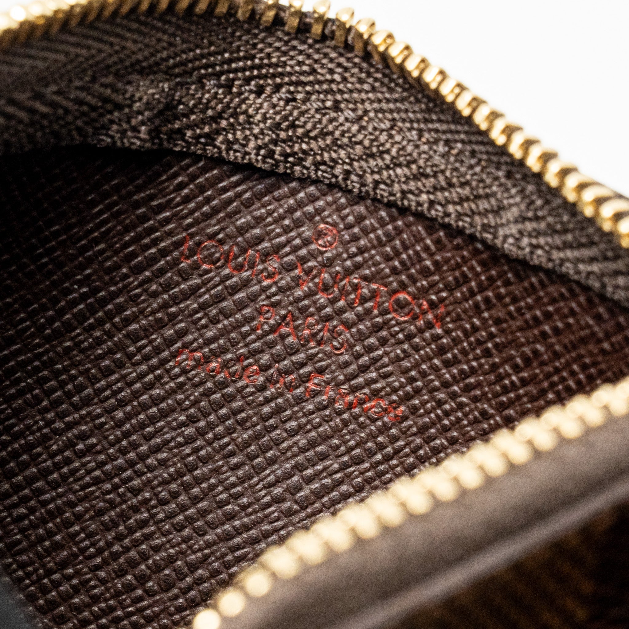 LOUIS VUITTON ROSALIE COIN PURSE MONOGRAM CANVAS FUCHSIA, KEY POUCH DAMIER EBENE GHW(SELL IN A SET)