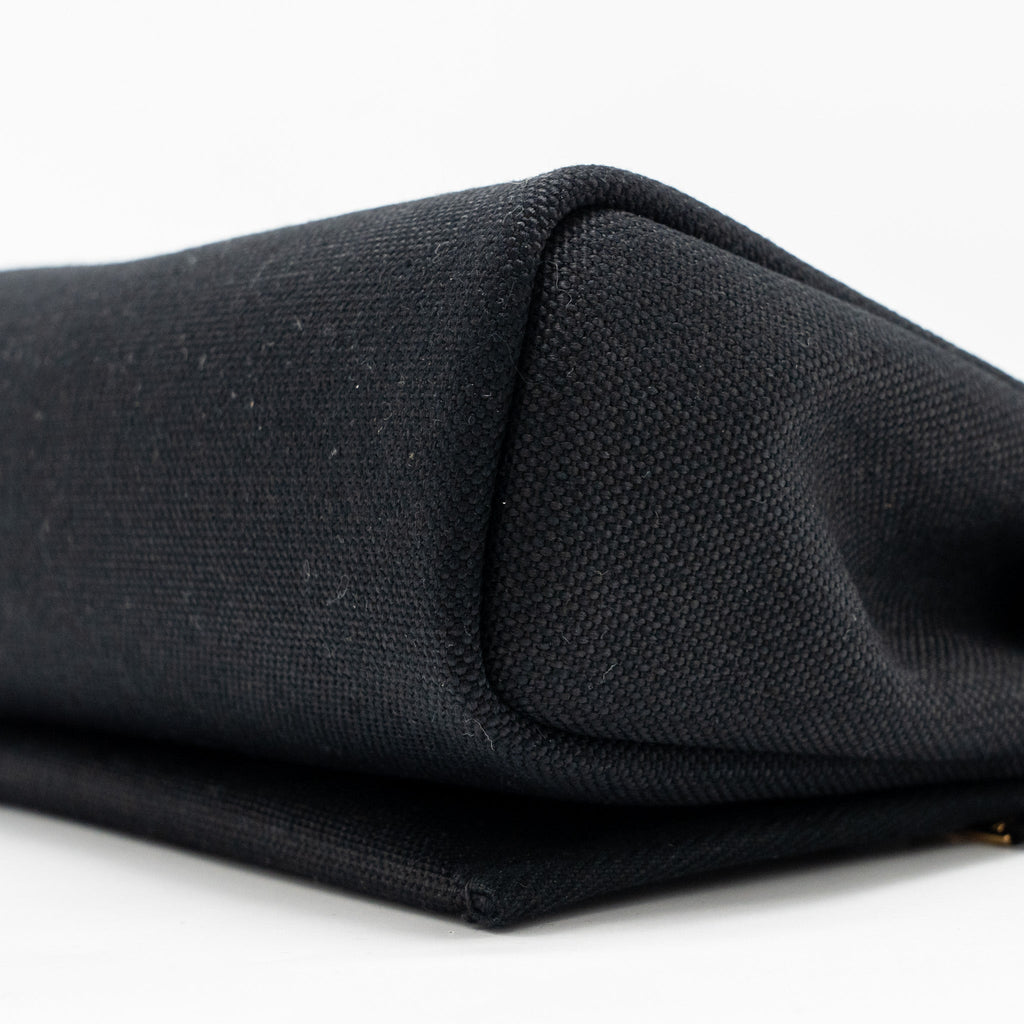 HERMES HERBAG MINI CANVAS / HUNTER BLACK GHW