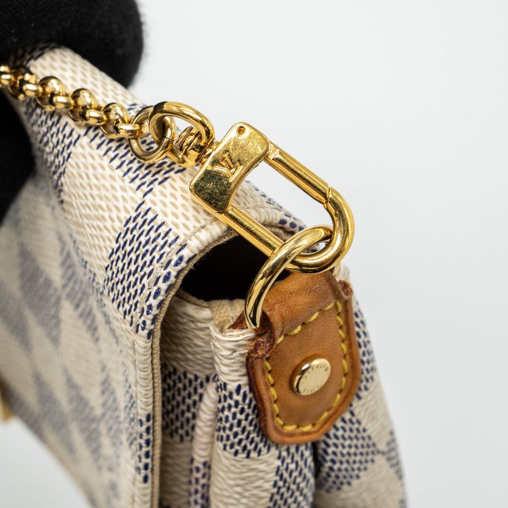 LOUIS VUITTON FAVOURITE PM DAMIER AZUR CANVAS GHW