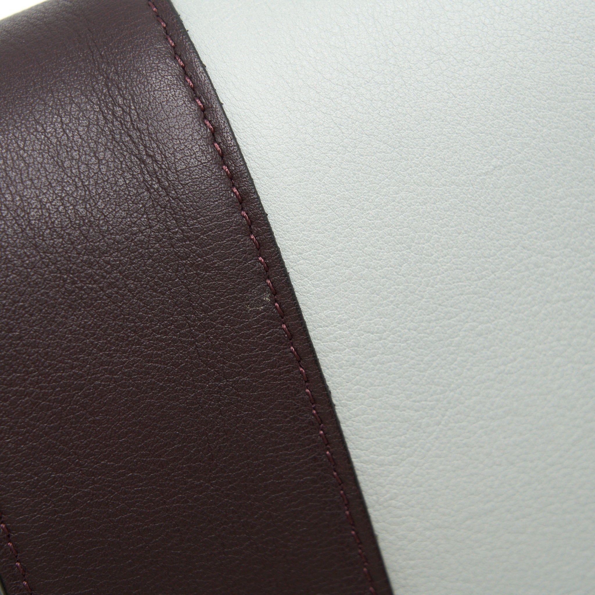 CELINE FRAME SHOULDER BAG GREY/ BURGUNDY