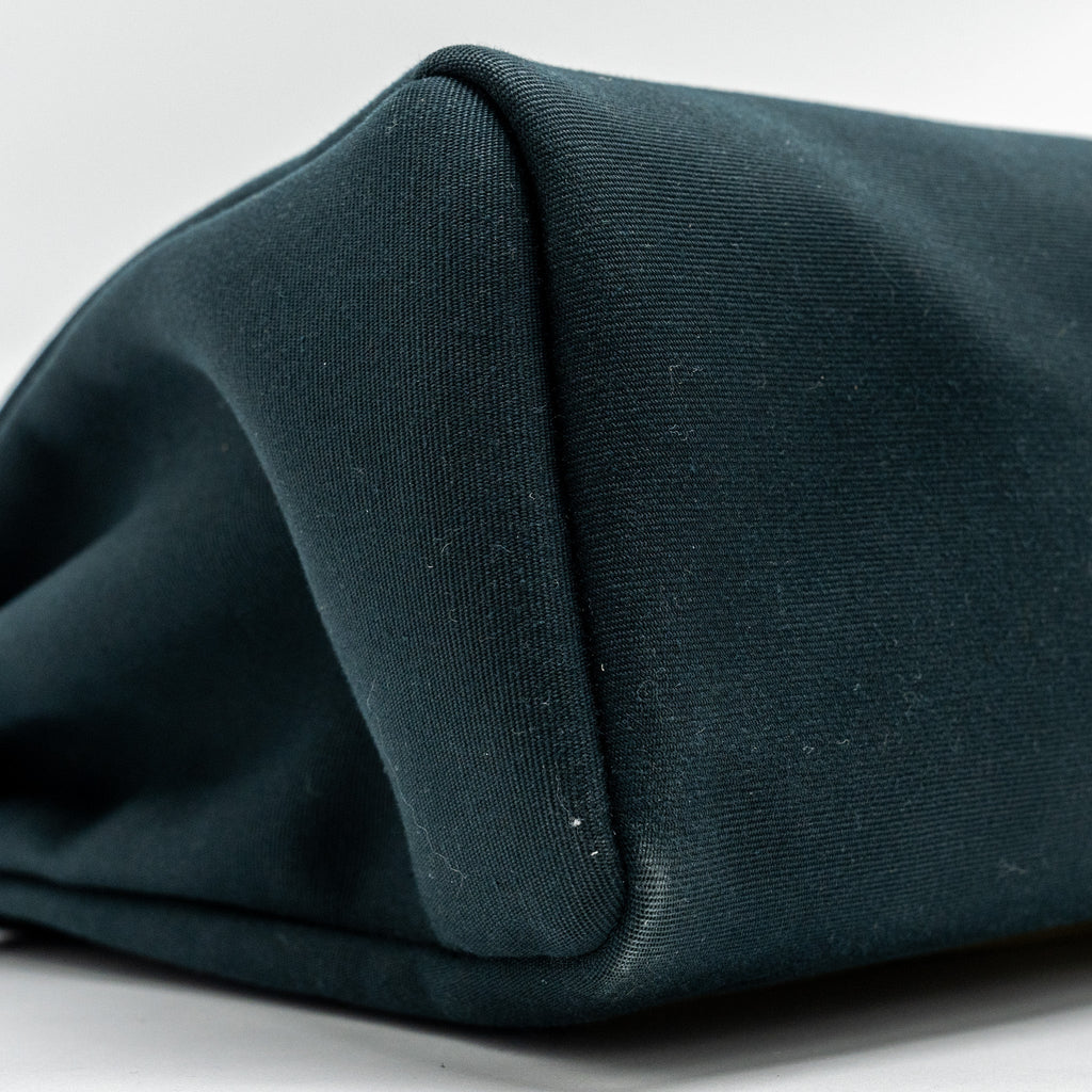 HERMES HERBAG 31 ZIP BAG CANVAS / HUNTER VERT CYPRES / VERT OLIVE / BLUE INDIGO SHW