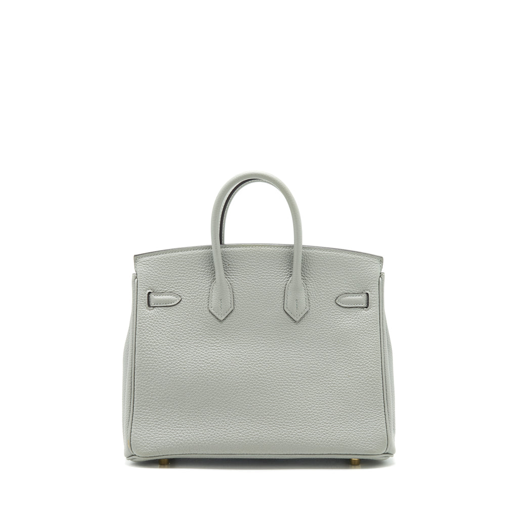 HERMES BIRKIN 25 TOGO 4Z GRIS MOUETTE GHW
