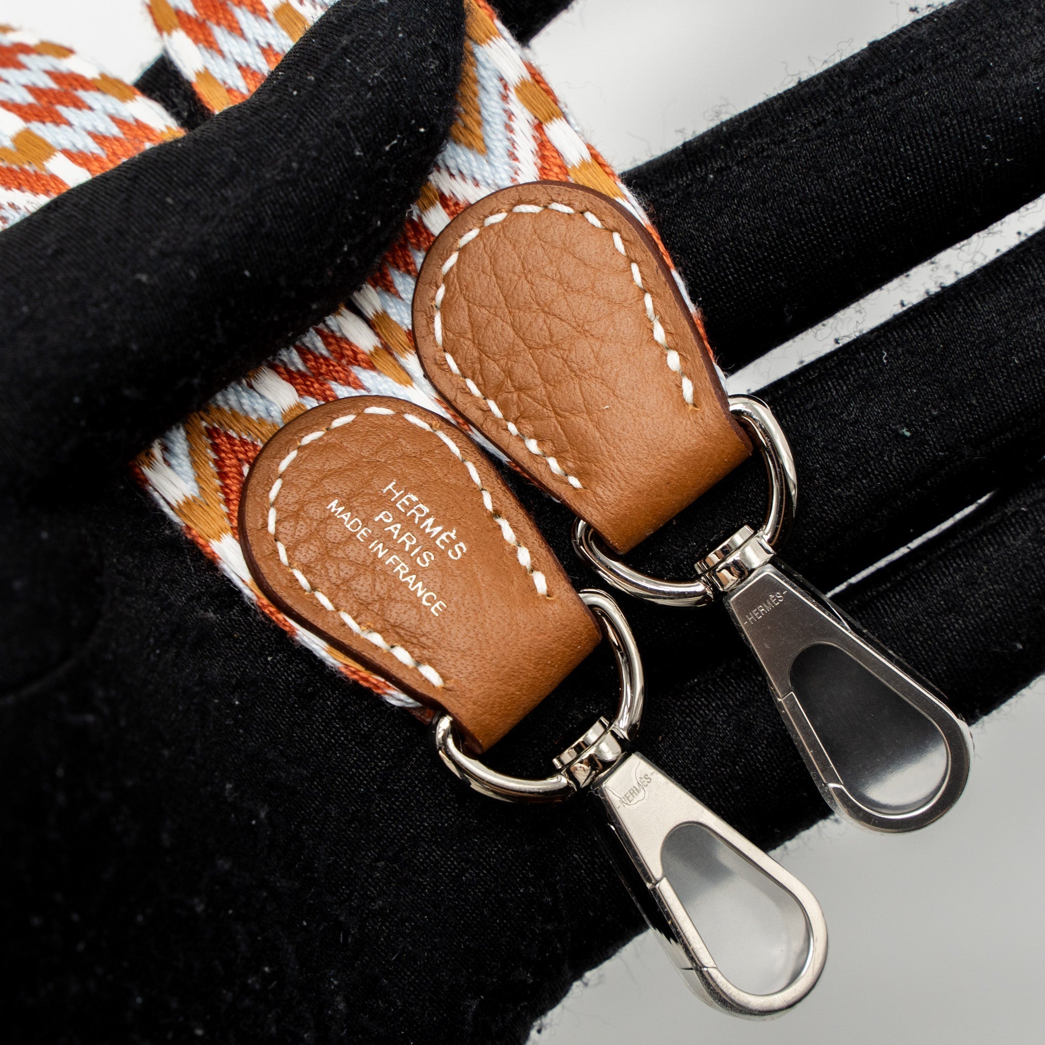 HERMES MINI EVELYNE CLEMENCE GOLD/CORNALINE-BLANC SHW