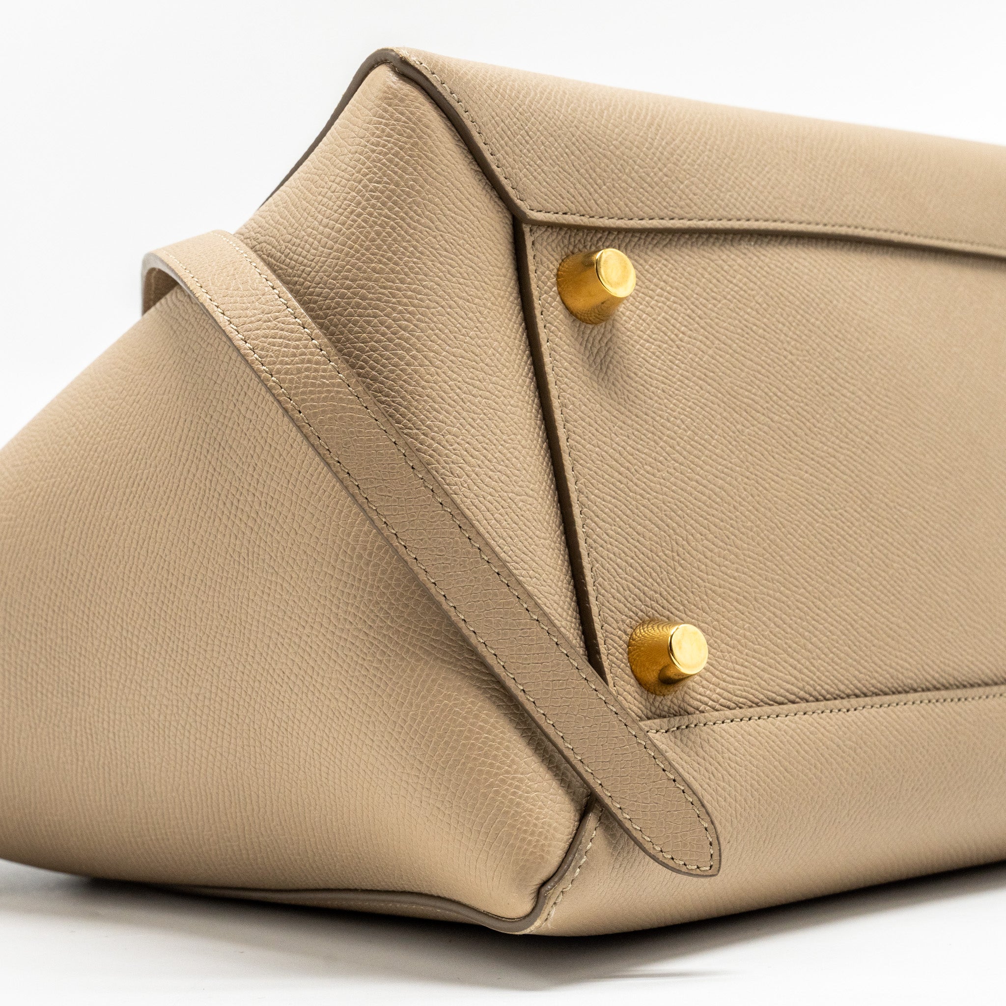 CELINE MINI BELT BAG CALFSKIN TAUPE GHW