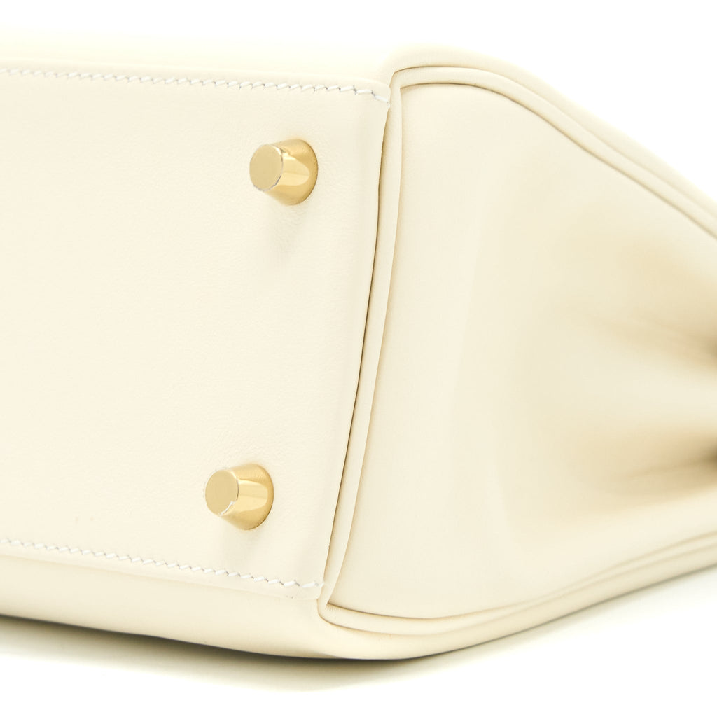 HERMES KELLY 25 COLORMATIC SWIFT NATA/CHAI/LIME/MAUVE SYLVESTRE GHW