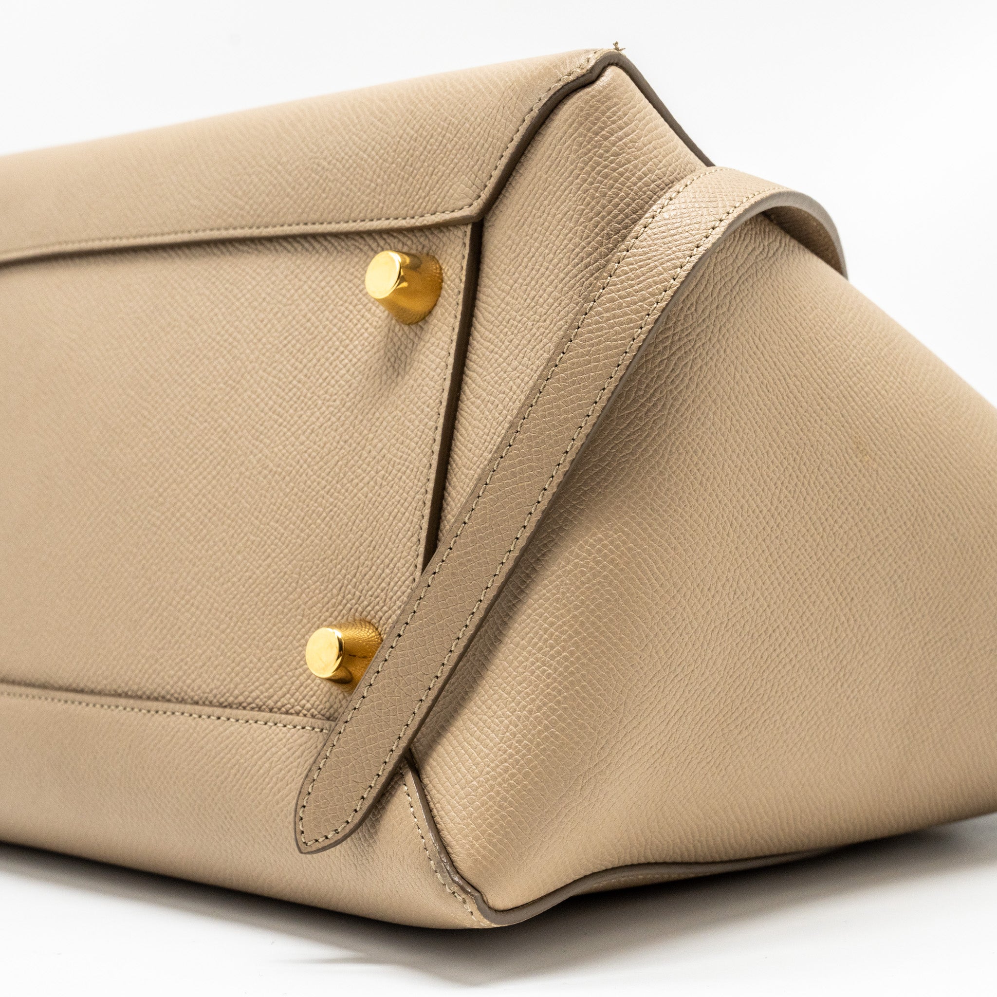 CELINE MINI BELT BAG CALFSKIN TAUPE GHW