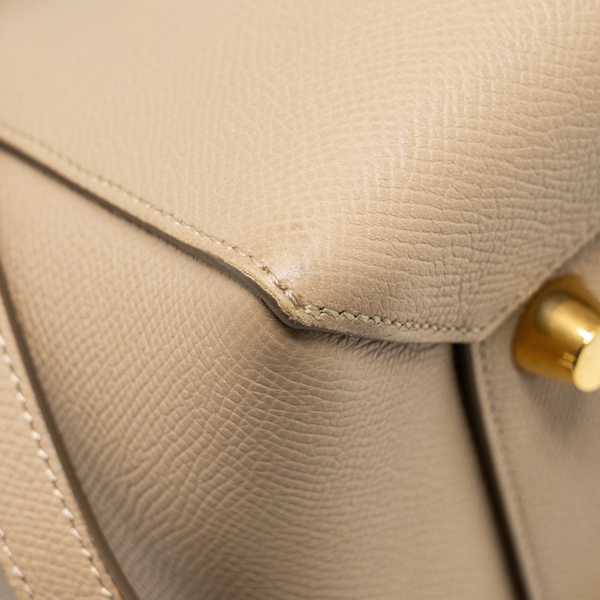 CELINE MINI BELT BAG CALFSKIN TAUPE GHW