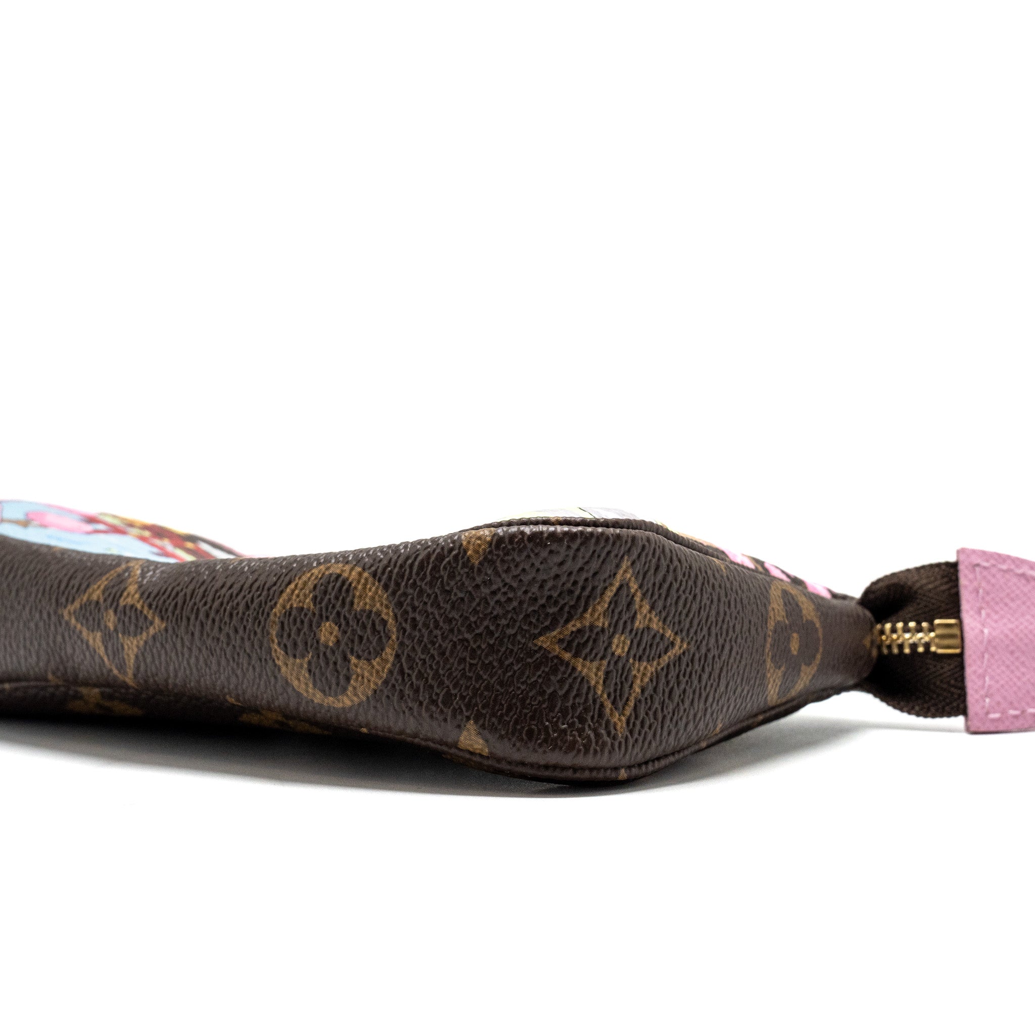 LOUIS VUITTON MINI POCHETTE ACCESSORIES 2021 CHRISTMAS LIMITED EDITION JAPANESE GARDEN SAKURA GHW