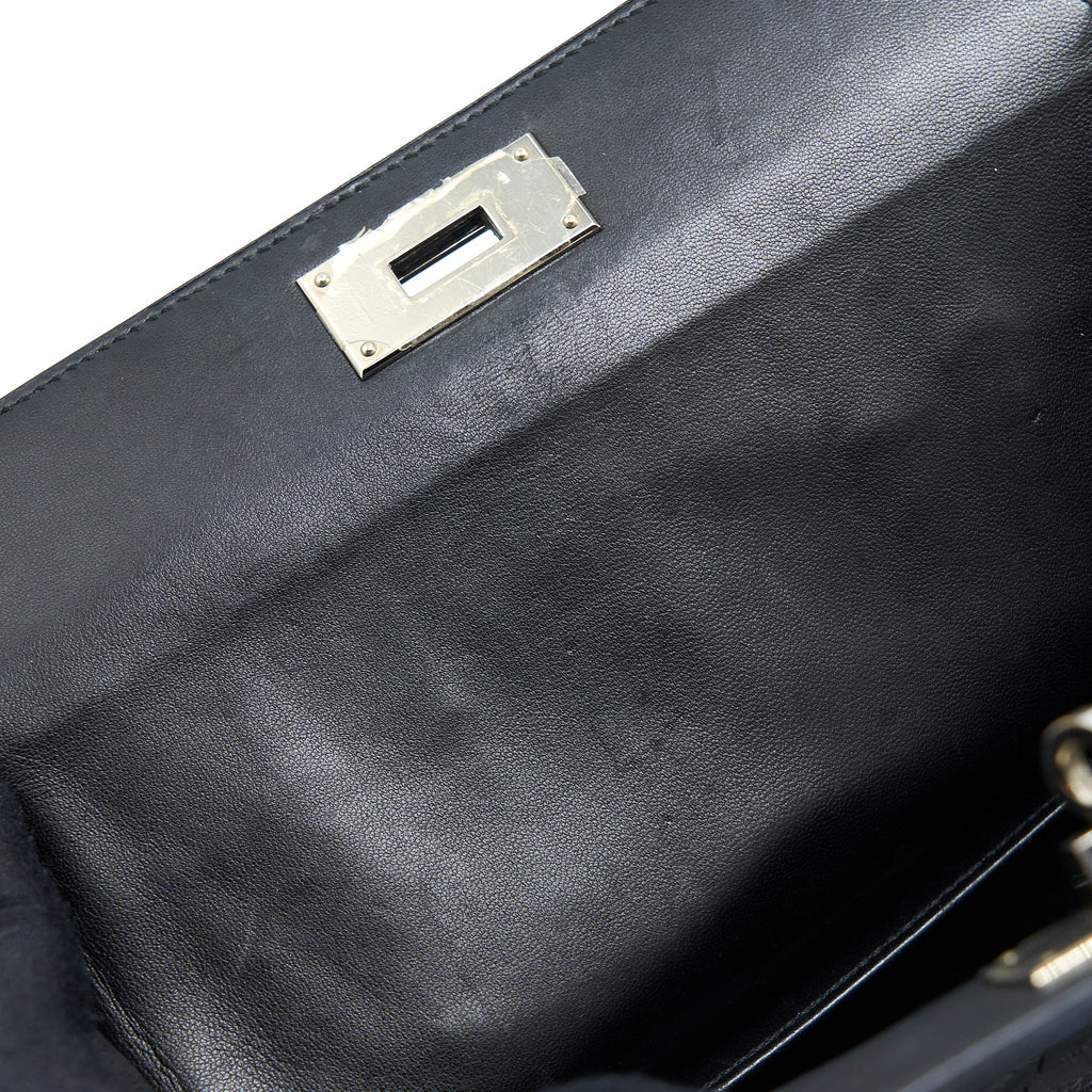 HERMES TOOLBOX 20 MAT CROCODILE/SWIFT BLACK SHW