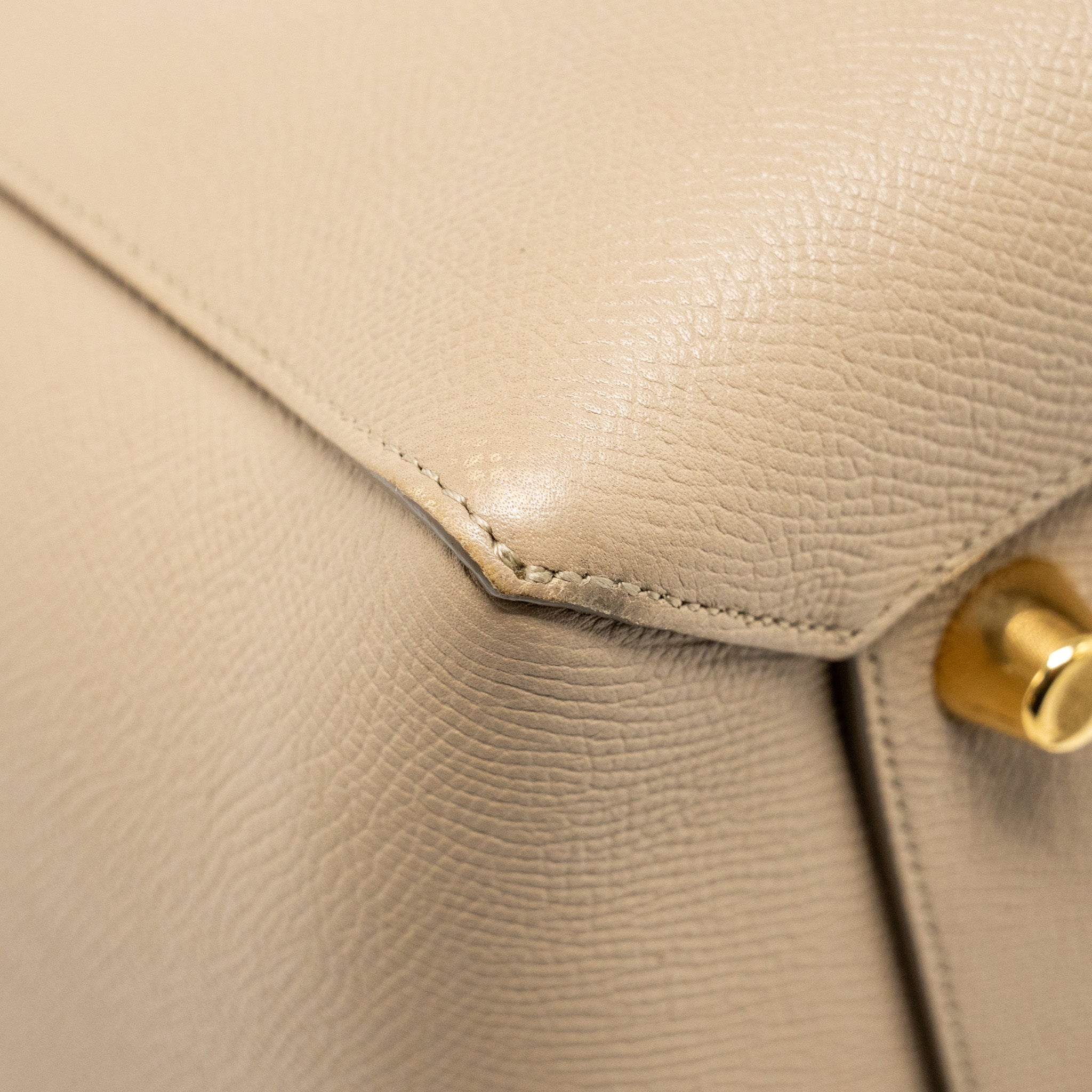 CELINE MINI BELT BAG CALFSKIN TAUPE GHW