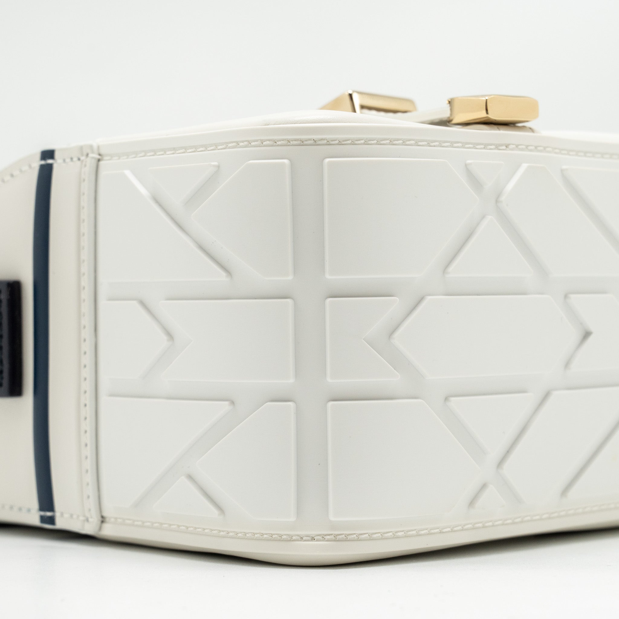 DIOR SMALL DIORCAMP BAG CALFSKIN WHITE LGHW
