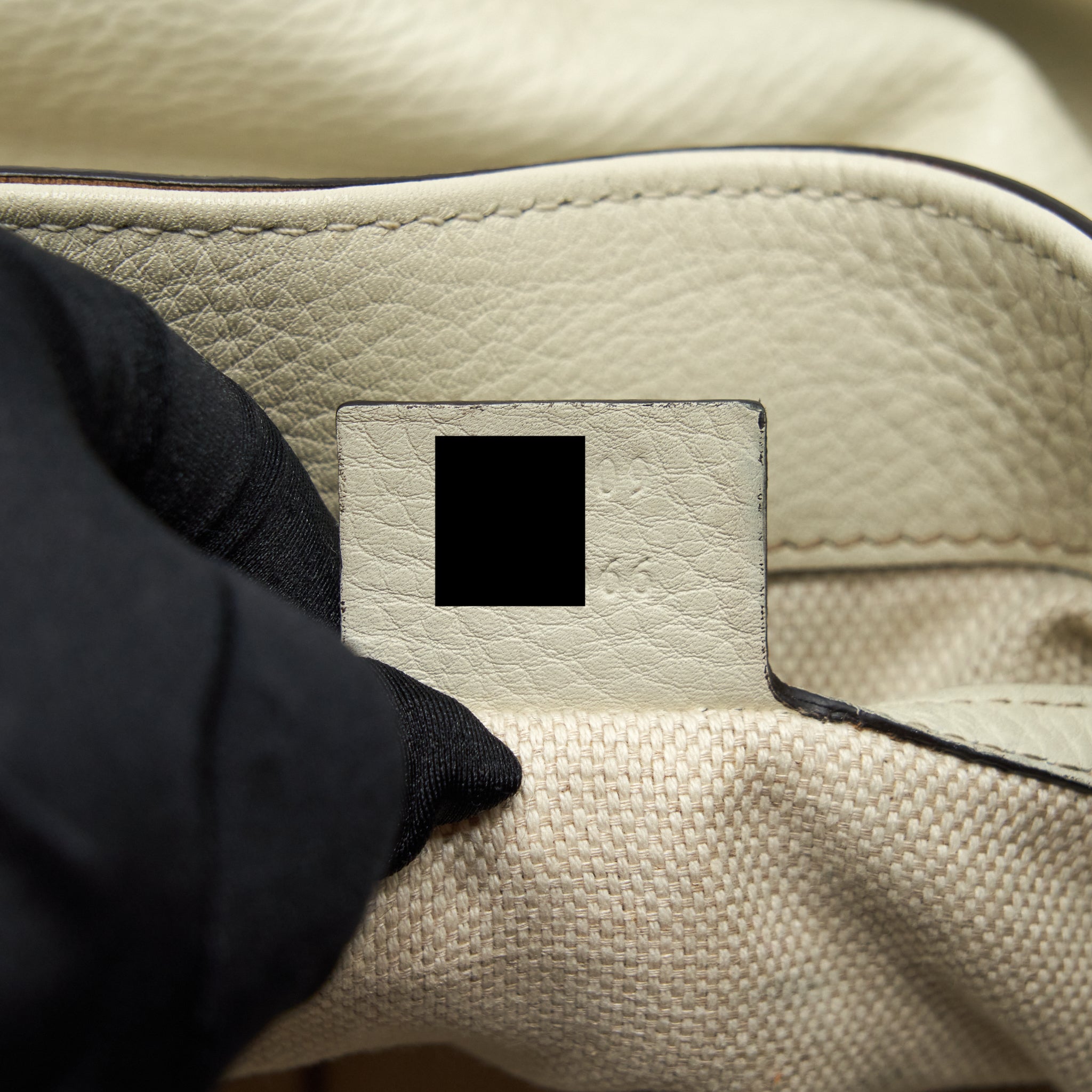 GUCCI GG DISCO TOTE BAG WHITE GHW