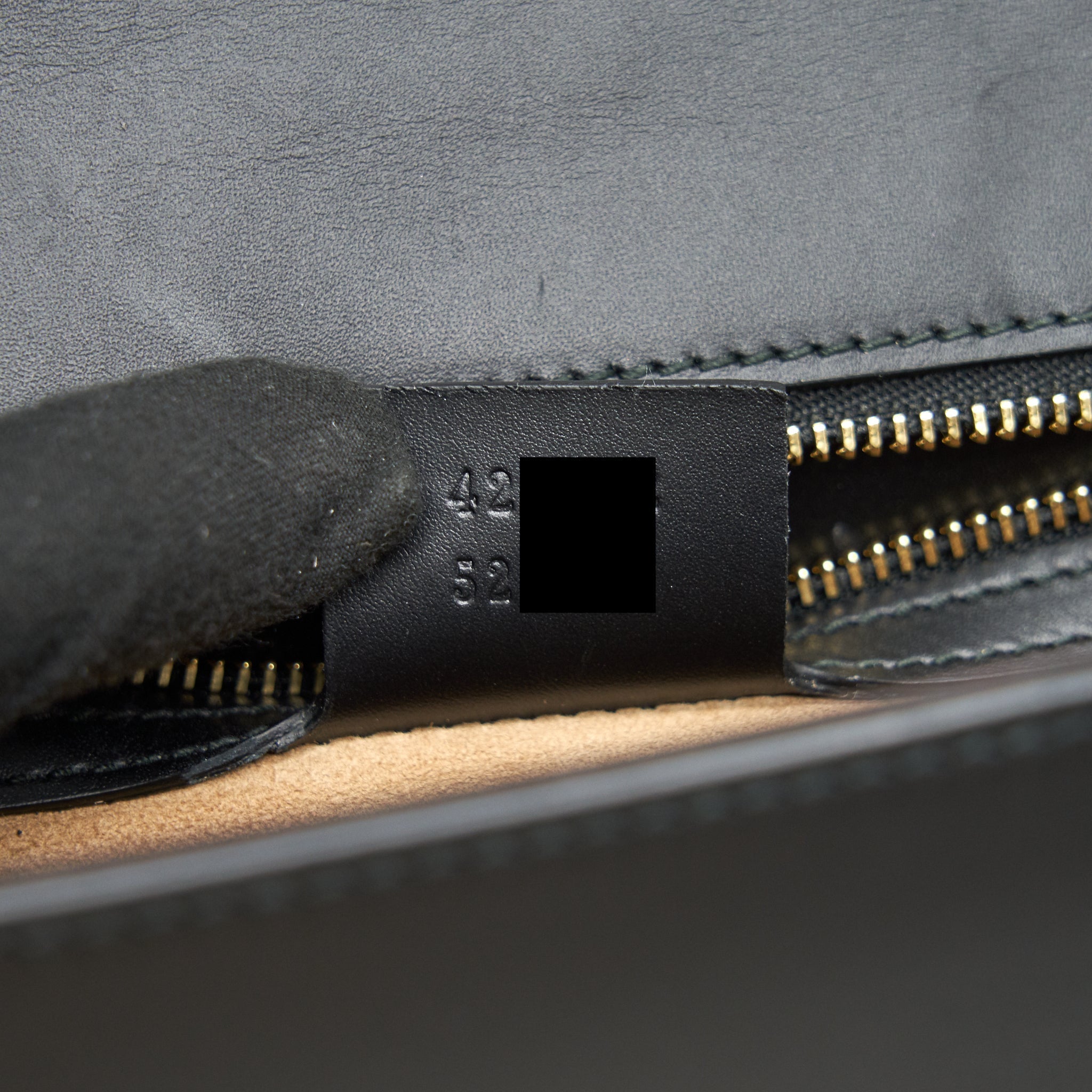 GUCCI SYLVIA SMALL LEATHER BAG BLACK