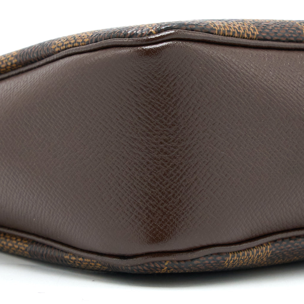 LOUIS VUITTON MINI CLUTCH DAMIER EBENE CANVAS GHW