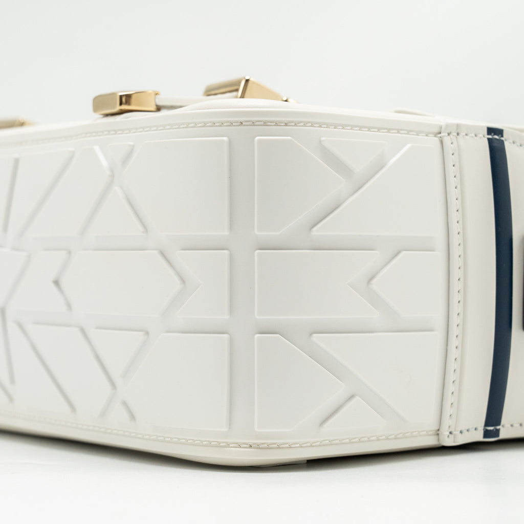 DIOR SMALL DIORCAMP BAG CALFSKIN WHITE LGHW