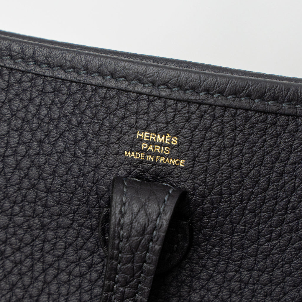 HERMES MINI EVELYNE CLEMENCE CABAN GHW