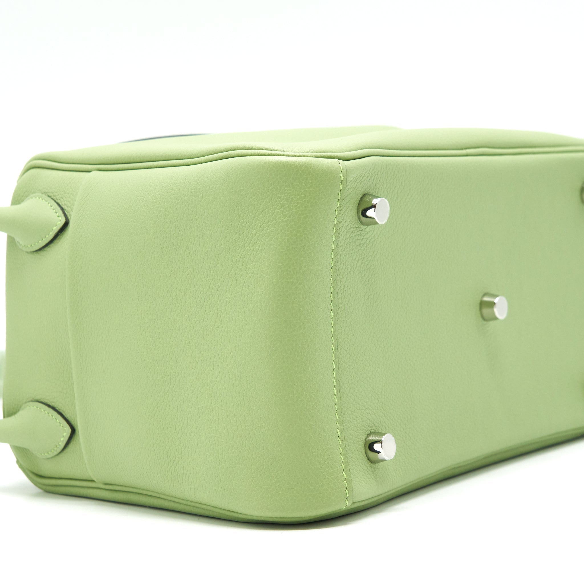 HERMES LINDY 26 EVERCOLOR VERT CRIQUET SHW