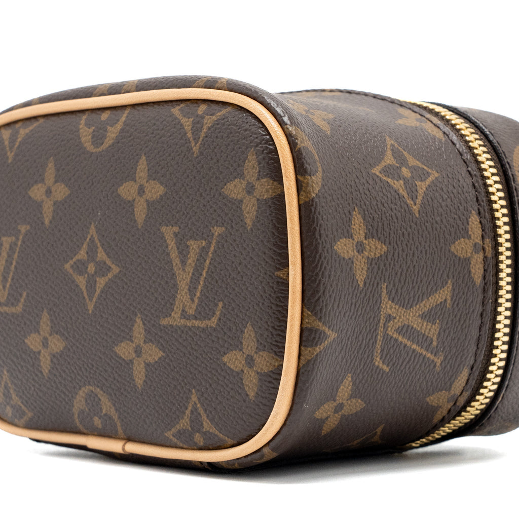 LOUIS VUITTON NICE NANO VANITY MONOGRAM CANVAS GHW