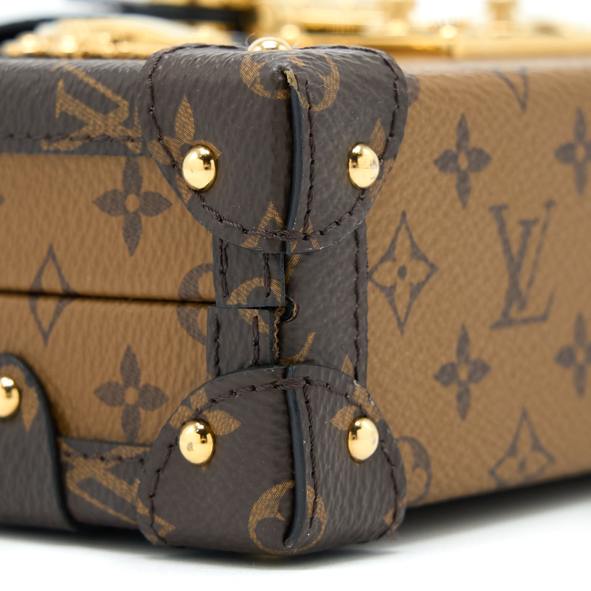 LOUIS VUITTON PETIT MALLE MONOGRAM REVERSE CANVAS GHW