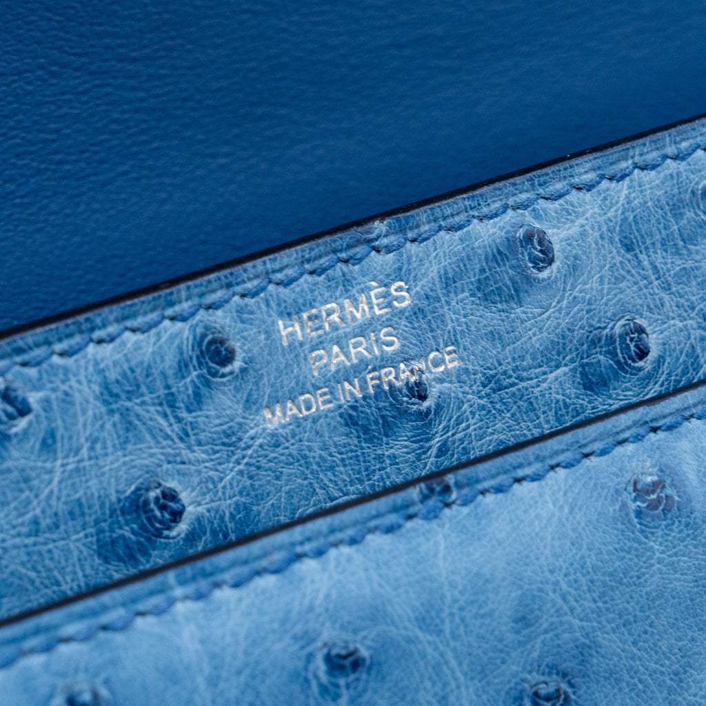 HERMES MINI VERROU OSTRICH HANADA SHW