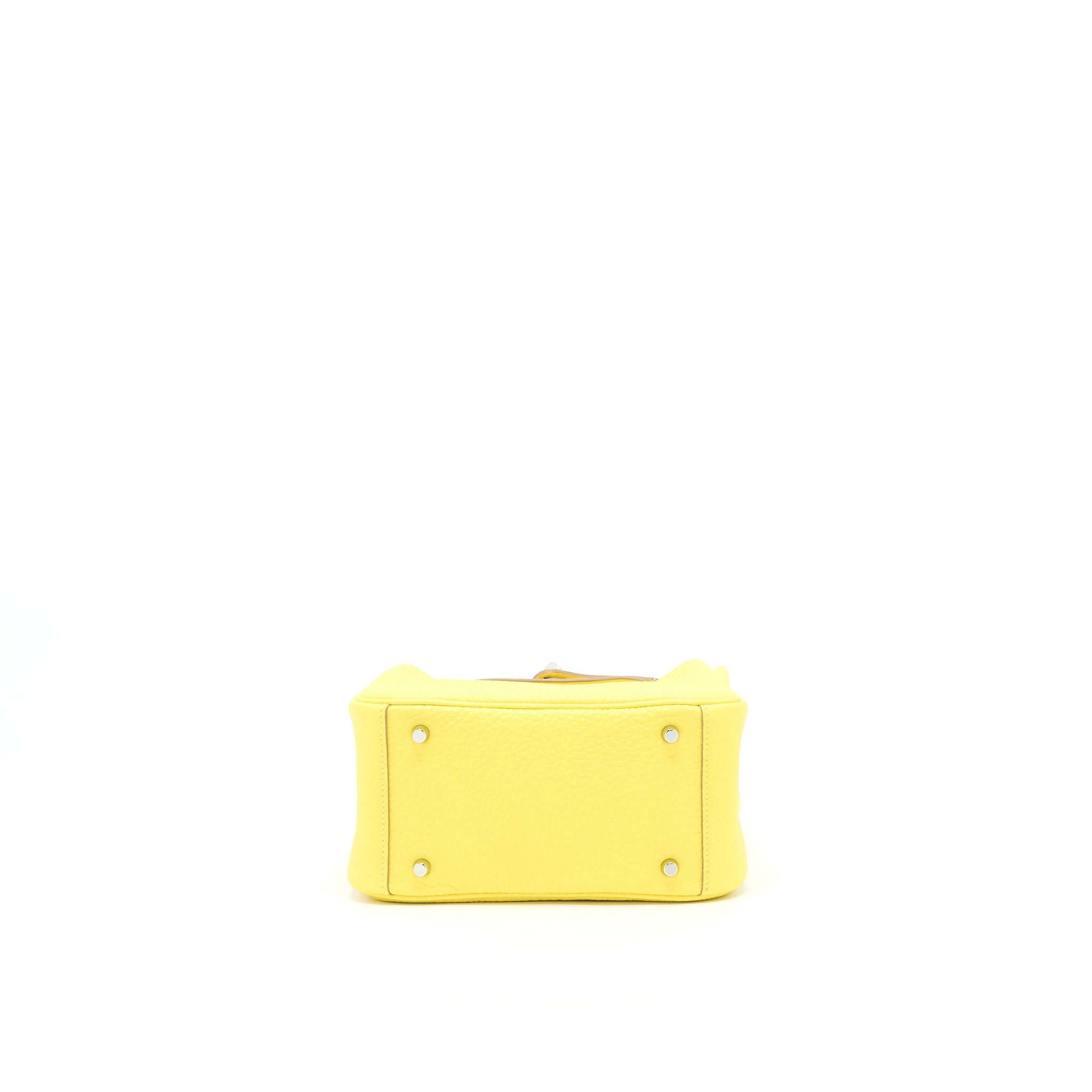 HERMES MINI LINDY CLEMENCE 9R LIME SHW