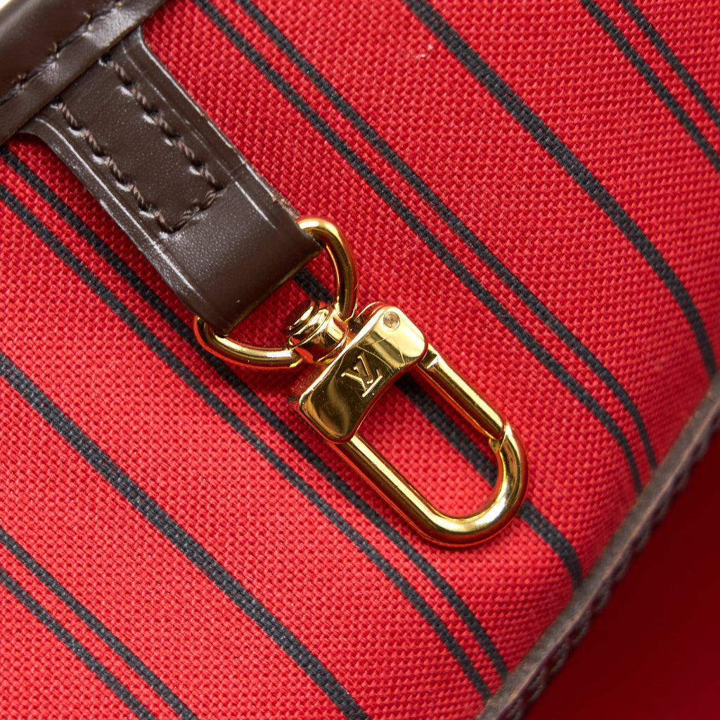 LOUIS VUITTON NEVERFULL MM DAMIER EBENE CANVAS GHW