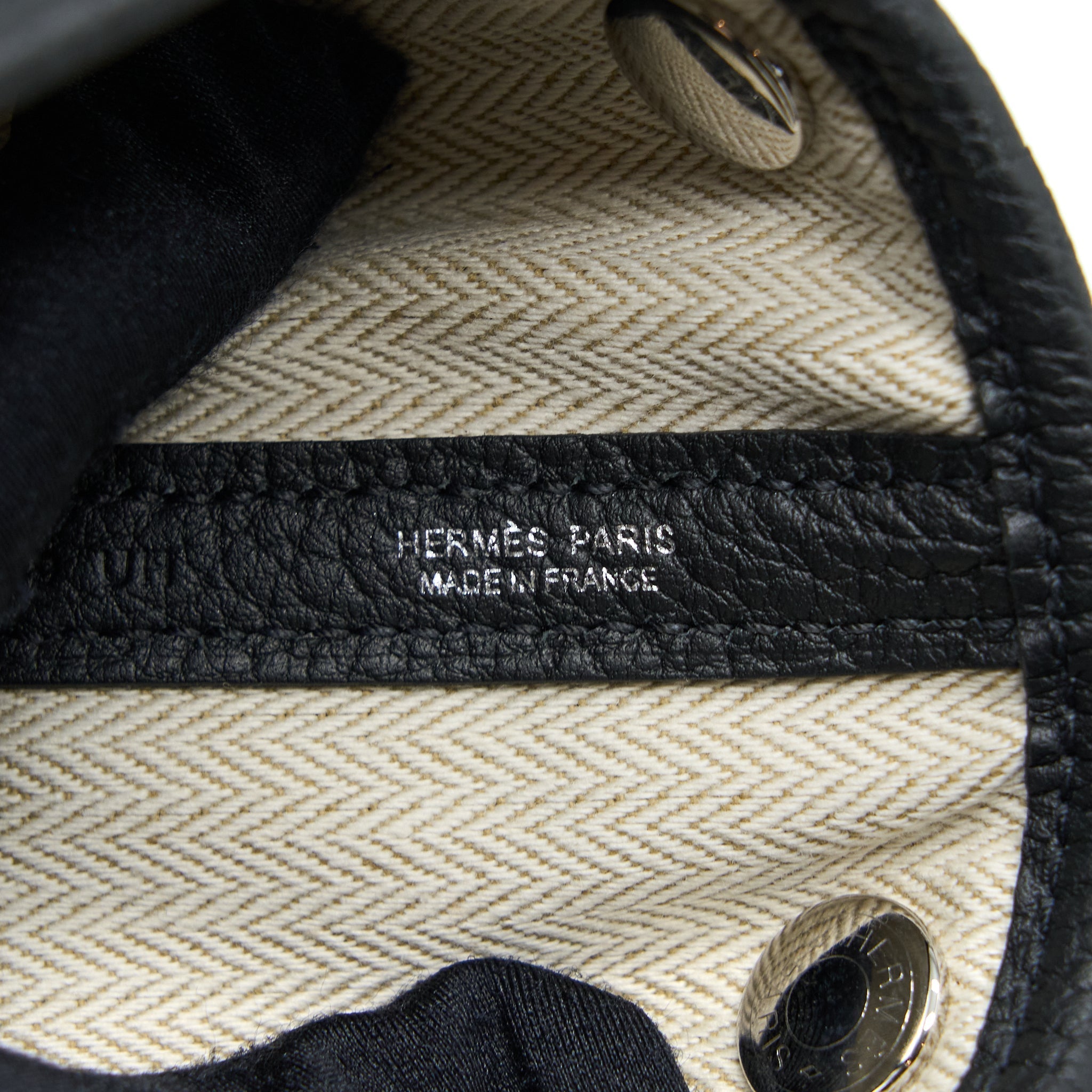HERMES GARDEN PARTY 30 NEGONDA BLACK SHW