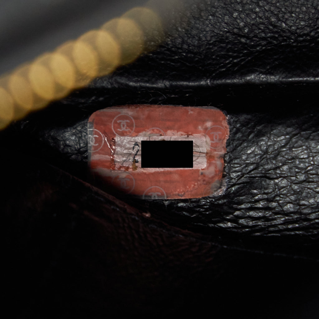 CHANEL VINTAGE CAMERA BAG LAMBSKIN BLACK GHW