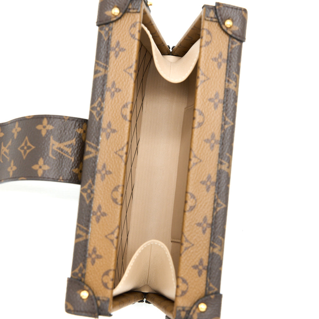 LOUIS VUITTON PETIT MALLE MONOGRAM REVERSE CANVAS GHW
