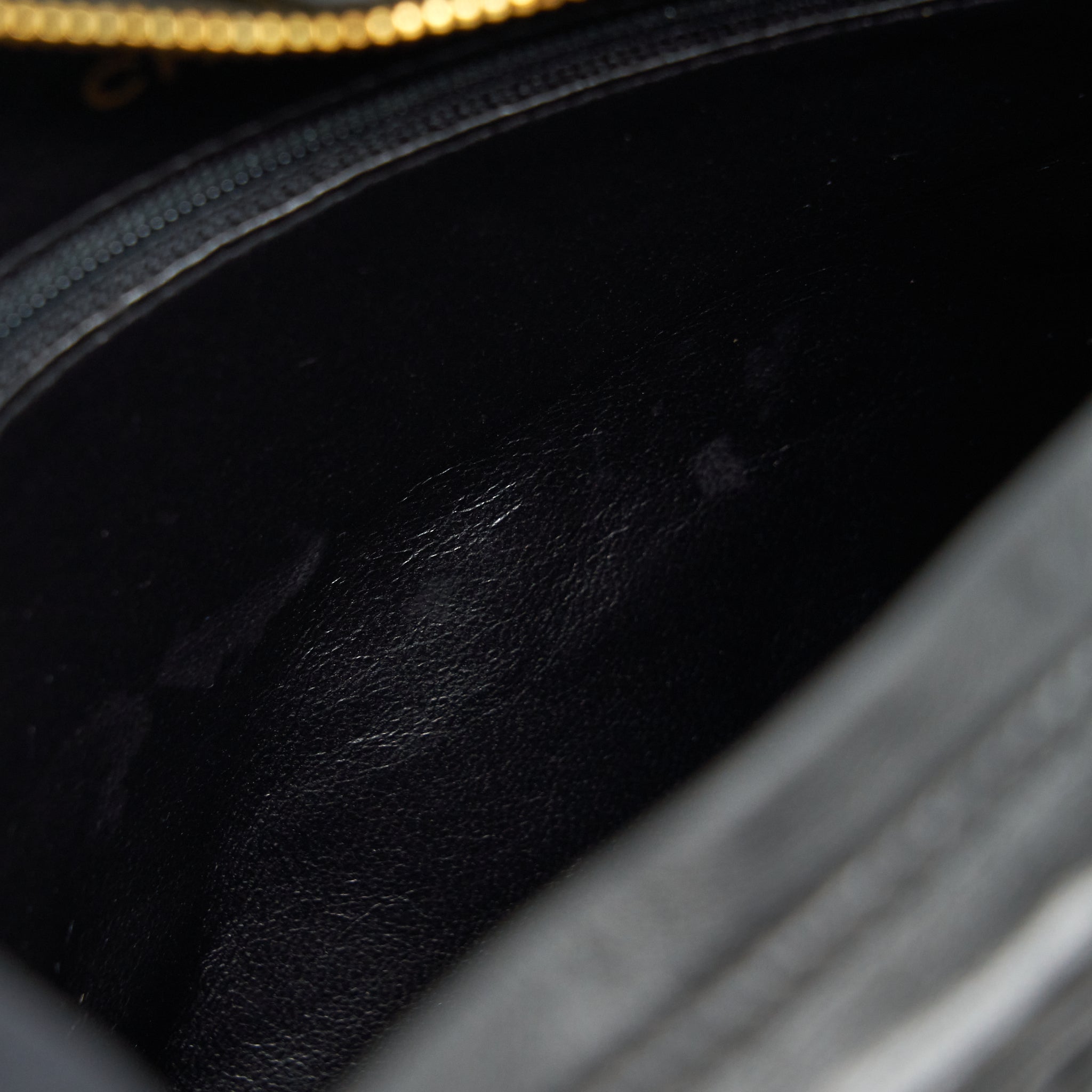 CHANEL VINTAGE CAMERA BAG LAMBSKIN BLACK GHW