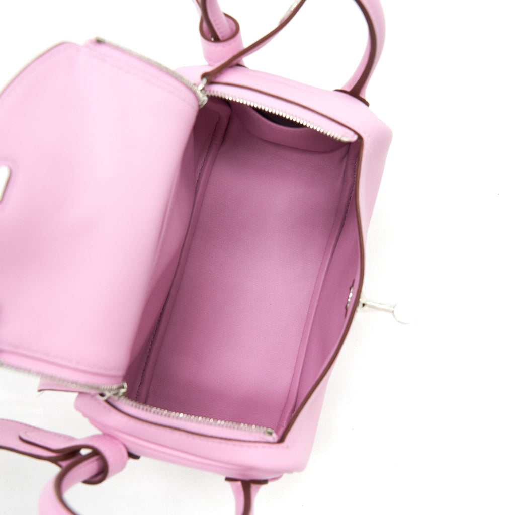 HERMES MINI LINDY SWIFT X9 MAUVE SYLVESTRE SHW