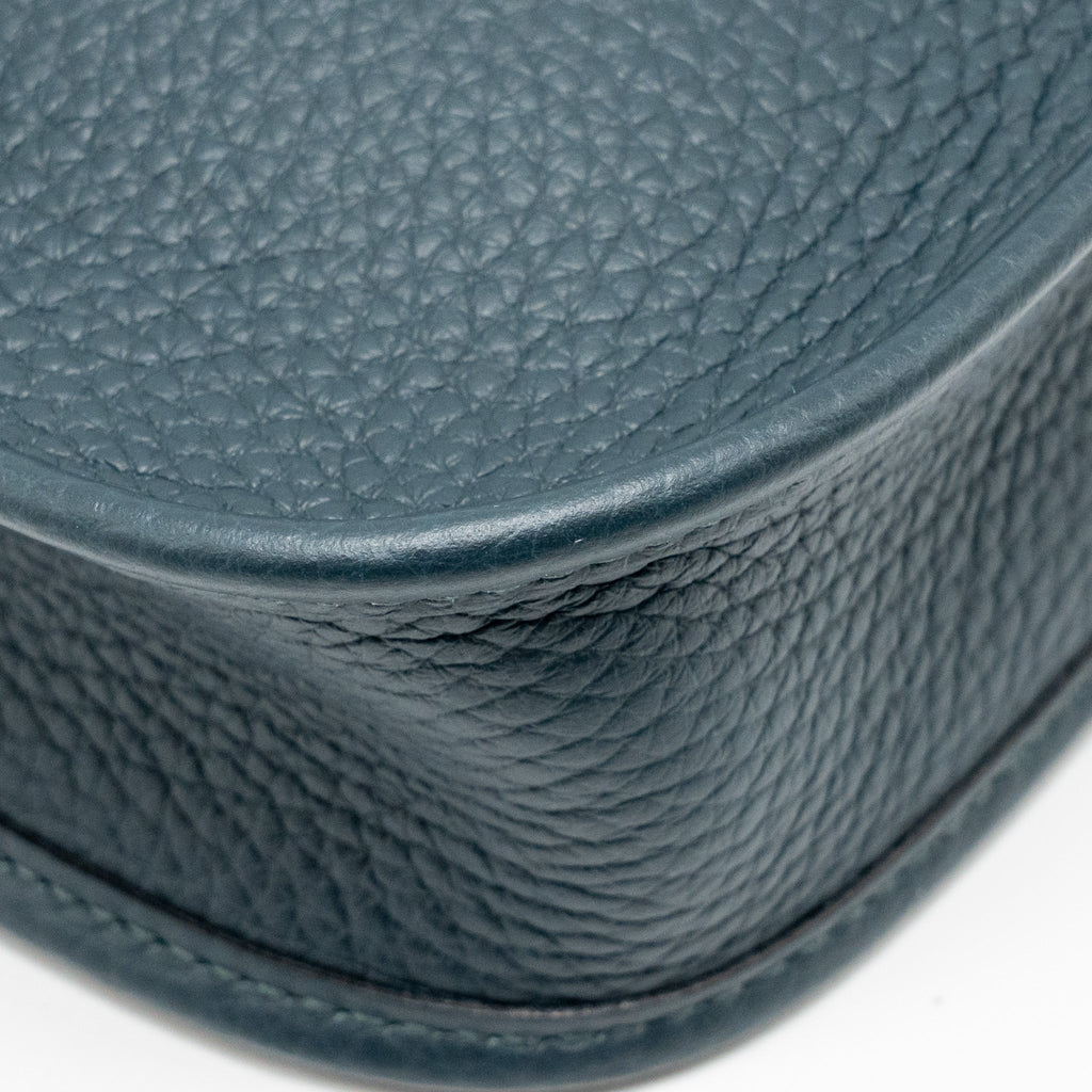 HERMES MINI EVELYNE CLEMENCE VERT CYPRES SHW
