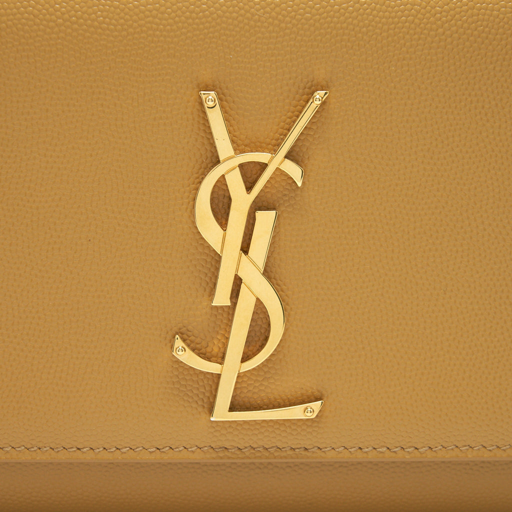 SAINT LAURENT SMALL KATE CROSSBODY BAG BEIGE GHW