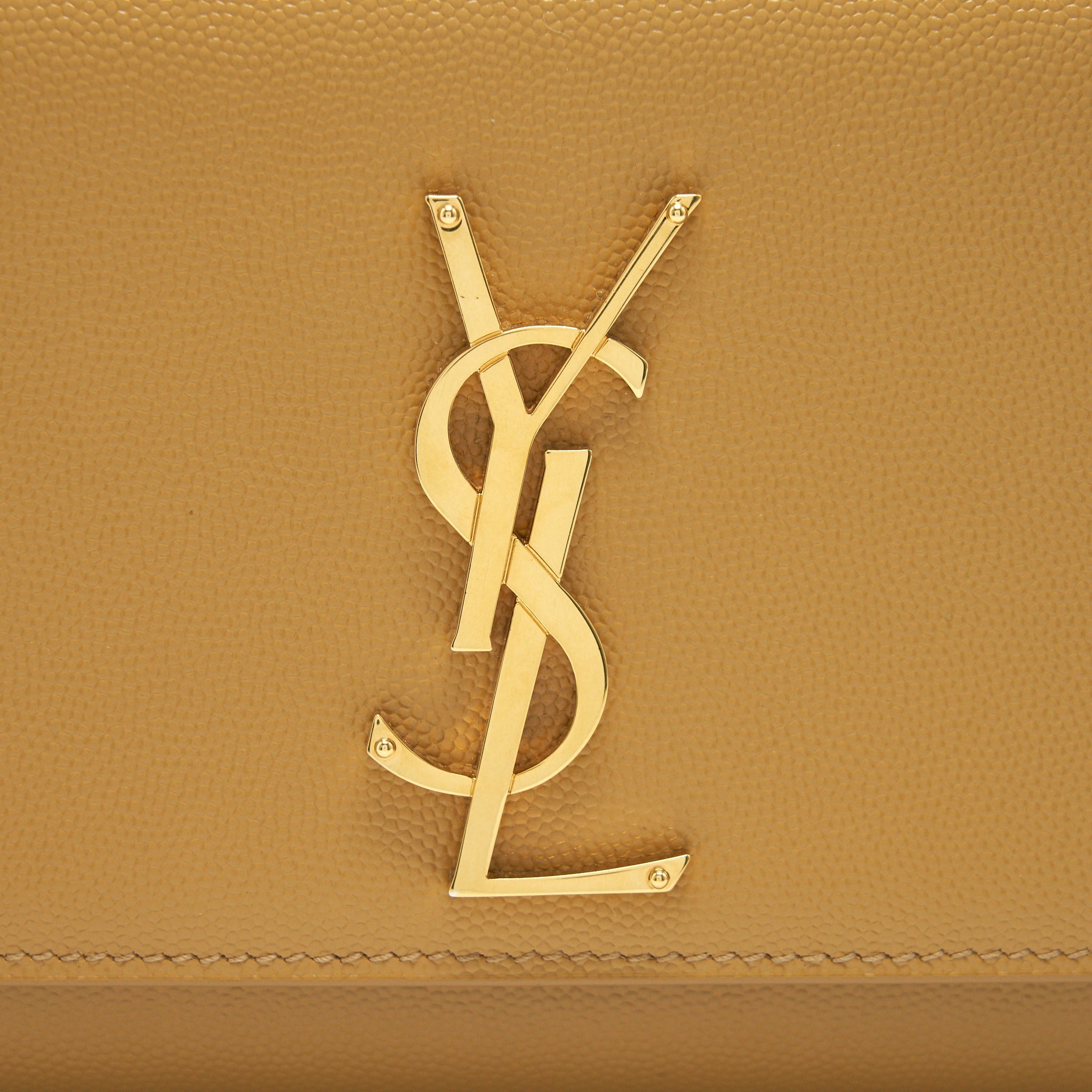 SAINT LAURENT SMALL KATE CROSSBODY BAG BEIGE GHW