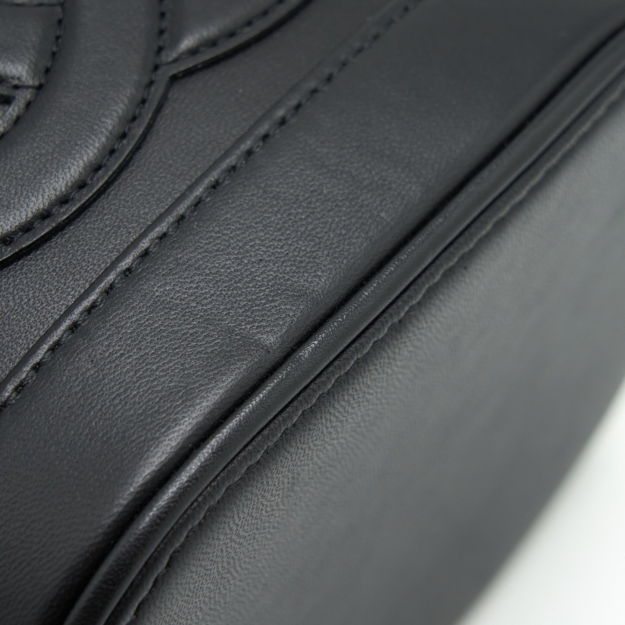 CHANEL VANITY CASE LAMBSKIN BLACK LGHW