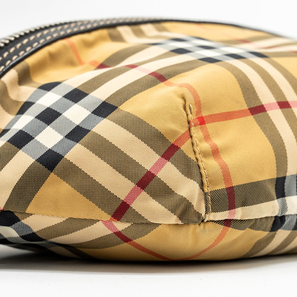 BURBERRY BELT BAG CHECK NYLON MULTICOLOUR SHW