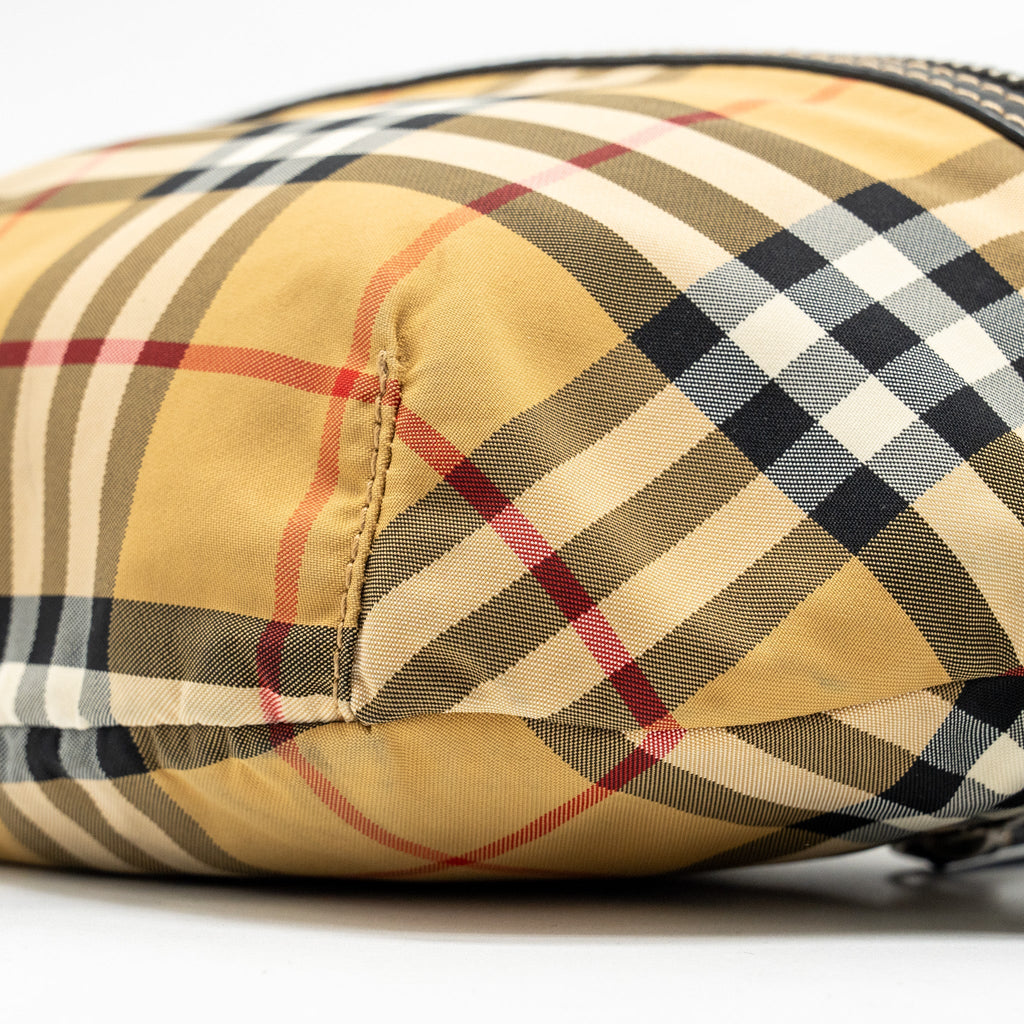 BURBERRY BELT BAG CHECK NYLON MULTICOLOUR SHW