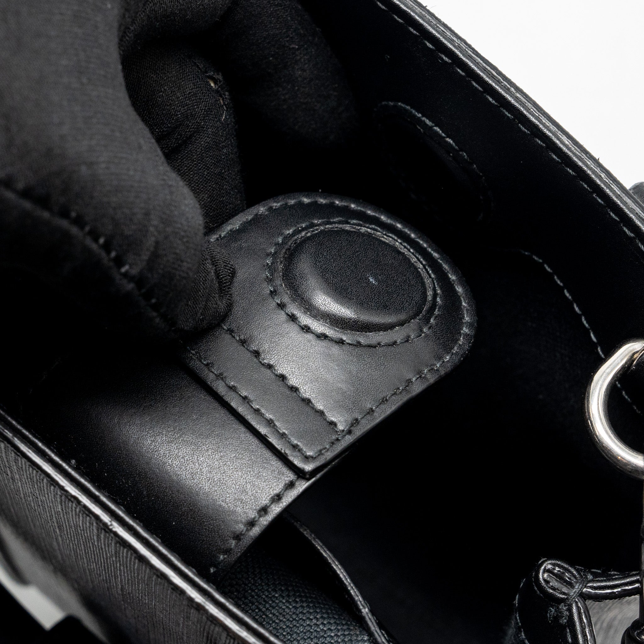 GUCCI OPHIDIA MINI TOTE BAG GG SUPREME BLACK SHW